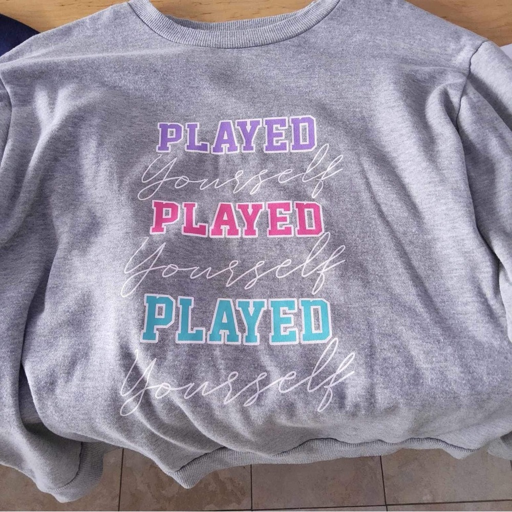Played sweatshirt